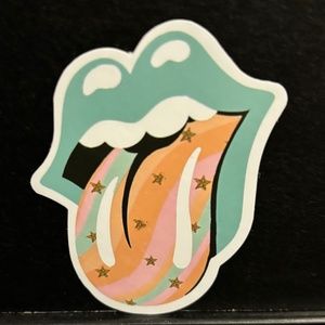 STAR TOUNGE OUT MOUTH STICKER